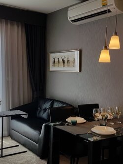 ให้เช่าคอนโด Rhythm Asoke (ริทึ่ม อโศก) High Rise โซนพื้นที่ MRT ห้วยขวาง ห้องแบบ 2ห้องนอน 1ห้องน้ำ ขนาดห้อง 42 ตรม. ชั้น 27