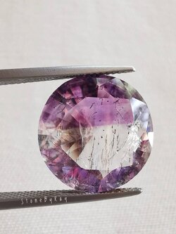 หินซุปเปอร์เซเว่นรูปทรงกลมเจียรเหลี่ยม