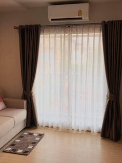 ปล่อยเช่าคอนโด The Privacy Thaphra Interchange (เดอะ ไพรเวซี่ ท่าพระ อินเตอร์เชนจ์) - ห้องมุมตกแต่อย่างดีมีเครื่องซักผ้า 1ห้องนอน 1ห้องอเนกประสงค์ - การเดินทาง: ติด MRT ท่าพระ ประมาณ 100 เมตร