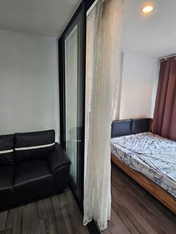 สนใจชมห้องติดต่อได้เลย Line ID: Smile-easy ปล่อยเช่าคอนโด The Base Park West Sukhumvit 77 (เดอะ เบส พาร์ค เวสต์ สุขุมวิท 77) - 1ห้องนอน 1ห้องน้ำ 1ห้องนั่งเล่น - ใกล้ BTS อ่อนนุช - ขนาดห้อง 26 ตรม. ชั้น 3