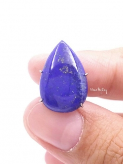 หินลาพิสลาซูลีเจียรทรงหยดน้ำ (PL-091)