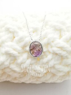 สร้อยคอเงินจี้หินซุปเปอร์เซเว่น Super seven