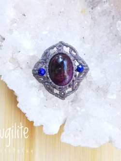 จี้เชือกถักหินซูกิไลท์(Sugilite)