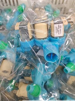 วาวล์สามทาง สีฟ้า SAMSUNG รุ่น WA14J6730SS/ST /WA12J5710SW พาร์ท DC62-00266E และรุ่นอื่นๆ