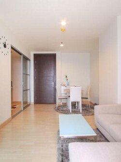 ให้เช่าคอนโด Rhythm Ratchada (ริธึ่ม รัชดา) - ตกแต่งเฟอร์ครบห้องใหญ่ 1ห้องนอน 1 ห้องครัว - การเดินทาง: MRT รัชดาภิเษก