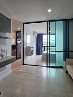 Low Rise โซนพื้นที่ กล้ รพ.สินแพทย์ / โรงเรียเศรษฐบุตรบำเพ็ญ / รพ.นวมินทร์ 9 ขายห้องแบบ 1ห้องนอน 1ห้องน้ำ คอนโด The Cube Plus Minburi (เดอะ คิวบ์ พลัส มีนบุรี) ขนาดห้อง 28 ตรม. ชั้น 2 ตึก A