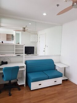 ให้เช่าคอนโด Lumpini Place Rama 4 - Kluaynamthai (ลุมพินี เพลส พระราม 4 - กล้วยน้ำไท) High Rise โซนพื้นที่ BTS เอกมัย ห้องแบบ 1ห้องนอน 1ห้องน้ำ ขนาดห้อง 28.62 ตรม. ชั้น 25