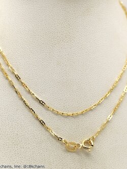 สร้อยอิตาลี18kแท้ ลายกุชชี่