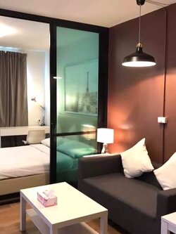 ปล่อยเช่าคอนโด Unio Sukhumvit 72 (ยูนิโอ สุขุมวิท 72) - แต่งสวยน่าอยู่ 1ห้องนอน 1ห้องน้ำ 1ห้องนั่งเล่น - ใกล้ BTS แบริ่ง - ขนาดห้อง 28 ตรม. ชั้น 4 ตึก D