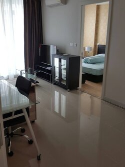 ให้เช่าคอนโด ทีซี กรีน พระราม 9 (TC Green Rama 9) 1ห้องนอน วิวไม่บล็อค