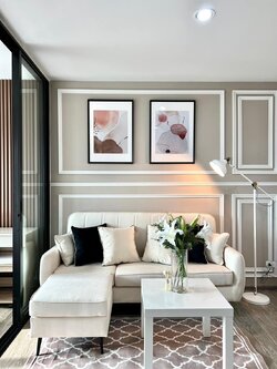 ให้เช่าคอนโด RYE Sukhumvit 101/1 (ไรย์ สุขุมวิท 101/1) ตกแต่งเฟอร์ครบห้องน่าอยู่ใกล้ ใกล้ BTS ปุณณวิถี