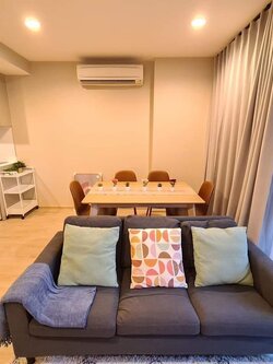 ปล่อยเช่าคอนโด IDEO Q Ratchathewi (ไอดีโอ คิว ราชเทวี) - 2ห้องนอนชั้นสูงตกแต่งครบพร้อมเข้าอยู่ - การเดินทาง: ใกล้ BTS ราชเทวี