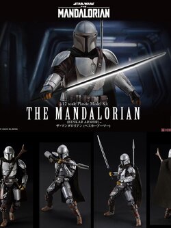 Bandai 4573102617965 1/12 THE MANDALORIAN (BESKAR ARMOR)