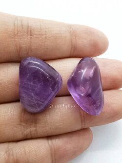 หินอเมทิสต์ก้อนธรรมชาติขัดเงา Amethyst