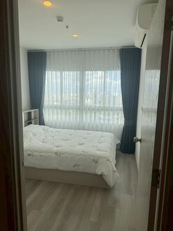 คอนโด Elio Sathorn - Wutthakat (เอลลิโอ สาทร - วุฒากาศ) High Rise โซนพื้นที่ BTS วุฒากาศ ให้เช่าห้องแบบ 1 ห้องนอน 1 ห้องอเนกประสงค์ 1 ห้องน้ำ ขนาดห้อง 35 ตรม. ชั้น 38 ตึก A ห้องใหม่