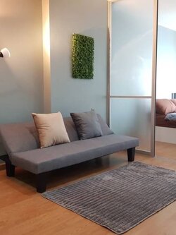 ให้เช่าคอนโด ยู ดีไลท์ แอท ห้วยขวาง สเตชั่น (U DELIGHT @ HUAYKWANG STATION) - ห้องใหญ่แบ่งเป็นสัดส่วนย่านห้วยขวาง - การเดินทาง: รถไฟฟ้า MRT ห้วยขวาง