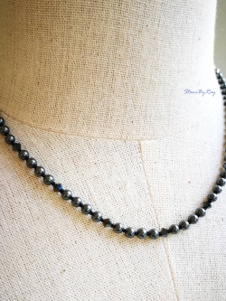 สร้อยคอหินเฮมาไทต์(Hematite)