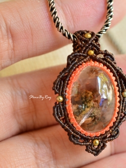 สร้อยคอเงินจี้หินโป่งข่าม