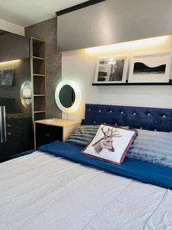 ให้เช่า The Base Park East Sukhumvit 77 แต่งสวยเฟอร์ทุกชิ้นอย่างดี