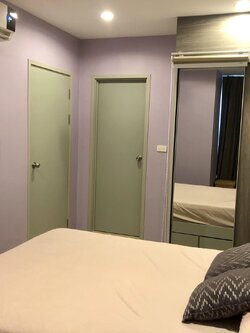 ปล่อยเช่าคอนโด IDEO Wutthakat (ไอดีโอ วุฒากาศ) - ห้องมุมวิวสระ 1ห้องนอน 1ห้องน้ำ 1ห้องนั่งเล่น - ใกล้ BTS วุฒากาศ - ขนาดห้อง 30.6 ตรม. ชั้น 27