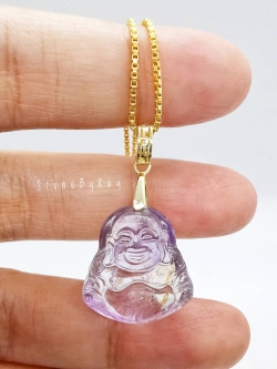 จี้พระสังกัจจายน์หินอเมทิสต์