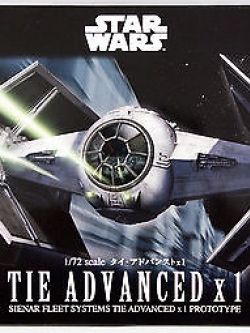 Bandai 4573102661463 1/72 tie advanced x1