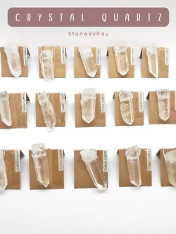 จี้หินคริสตัลควอตซ์ผลึกธรรมชาติ (Crystal Quartz)