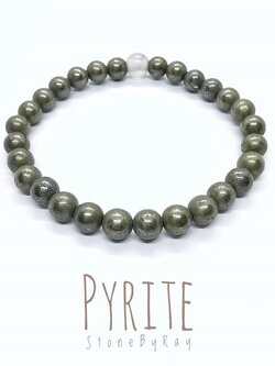 สร้อยข้อมือไพไรต์ Pyrite