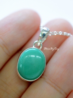 สร้อยคอเงินจี้หินเทอร์ควอยส์