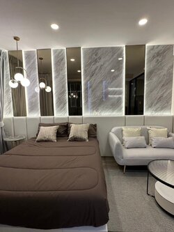 ให้เช่าคอนโด SOHO Bangkok Ratchada (โซโห แบงค็อก รัชดา) - ตกแต่งเฟอร์ครบห้องใหม่สวยน่าอยู่ - การเดินทาง: ใกล้สถานี MRT ห้วยขวาง 240 เมตร