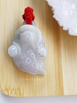 จี้หยกแกะสลักกบสามขา(เซียมซู้)Money Frog