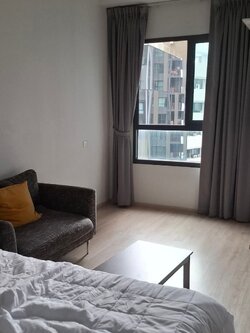 ให้เช่าคอนโด IDEO New Rama 9 (ไอดีโอ นิว พระราม 9) โซนพื้นที่ ARL รามคำแหง ห้องแบบ Studio / 1ห้องน้ำ / โซนครัวปิด ขนาดห้อง 26.5 ตรม. ชั้น 7