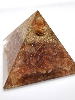 พีระมิดออร์โกไนท์หินซันสโตน Sunstone