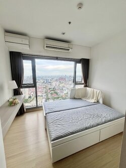 ปล่อยเช่าคอนโด Whizdom Connect Sukhumvit (วิซดอม ค็อนเน็ค สุขุมวิท) - 1ห้องนอน 1ห้องน้ำ 1ห้องนั่งเล่น - ใกล้ BTS ปุณณวิถี / ทรู ดิจิทัล พาร์ค - ขนาดห้อง 30 ตรม. ชั้น 36