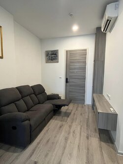 ปล่อยเช่าคอนโด Knightsbridge Collage Ramkhamhaeng (ไนท์บริดจ์ คอลลาจ รามคำแหง) - 1ห้องนอน 1ห้องทำงาน 1ห้องน้ำ 1ห้องนั่งเล่น - ใกล้ MRT หัวหมาก - ขนาดห้อง 32 ตรม. ชั้น 9 - ให้เช่า 15000 ต่อเดือน สัญญาขั้นต่ำ 1 ปี