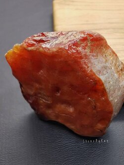 หินคาร์เนเลี่ยนก้อนธรรมชาติCarnelian