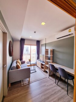 ปล่อยเช่าคอนโด เดอะ เบส สุขุมวิท 50 (The Base Sukhumvit 50) - 1ห้องนอน 1ห้องน้ำ 1ห้องนั่งเล่น 1ห้องครัว - ใกล้ BTS อ่อนนุช มีรถรับส่ง - ขนาดห้อง 32 ตรม. ชั้น 6 ตึก B