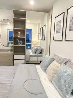 ให้เช่าคอนโด The President Charan - Yaek Fai Chai Station (เดอะ เพรสซิเด้นท์ จรัญ - แยกไฟฉาย สเตชั่น) ตกแต่งเฟอร์ครบ 0 ม. สถานี MRT แยกไฟฉาย ห้องน่าอยู่สวย