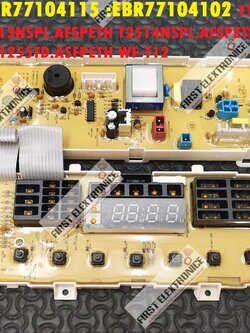 LG EBR77104114 (ใช้ทดแทน) EBR77104114:EBR77104115 :EBR77104102 ใช้กับรุ่นT1107TEDTH, T2512NSPM7, T2513NSPL,T2514NSPL, TS14CR, WF-T1156TD, WF-T1255TD. WF-T12