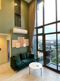 ให้เช่า The Line sukhumvit 101 Duplex 2ห้องนอน 2ห้องน้ำวิวฝั่งแม่น้ำบางกระเจ้า