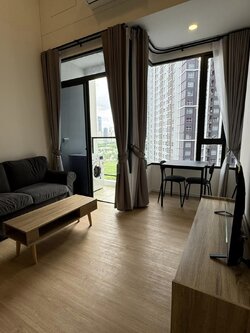 ปล่อยเช่าคอนโด Landmark @MRTA Station (แลนด์มาร์ค แอทเอ็มอาร์ทีเอ สเตชั่น) - Duplex2ชั้น 1ห้องนอน 1ห้องน้ำ 1ห้องนั่งเล่น - ใกล้ MRT พระราม 9 รฟม. - ขนาดห้อง 37.5 ตรม. ชั้น 9 ตึก B