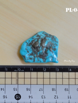 หินเทอร์ควอยส์ก้อนธรรมชาติขัดเงา(PL-048)