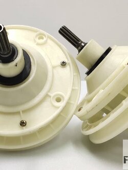 แกนถังซักเครื่องซักผ้า 2 ถัง แกน 10 ฟัน คอช่วงสั่น PAL , TIGER , EVE , KIA , HAIER , และเครื่องรุ่นอื่นๆ