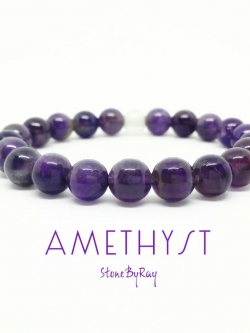 สร้อยข้อมือหินอเมทิสต์