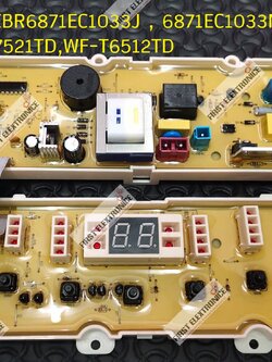 LG 6871EC1033U (ใช้ทดแทน) 6871EC1033U , EBR6871EC1033J , 6871EC1033N ปุ่มกด 7 ปุ่ม WF-T8510TD,WF-T7521TD,WF-T6512TD และรุ่นอื่น