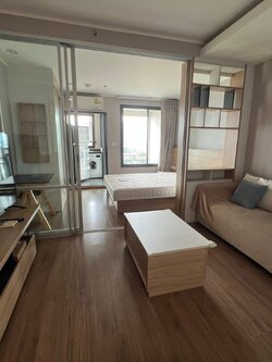 High Rise โซนพื้นที่ ถนนพระราม3 ให้เช่าห้องแบบ 1ห้องนอน 1ห้องน้ำ 1ครัวปิด คอนโด U Delight Residence Riverfront Rama 3 (ยู ดีไลท์ เรสซิเดนซ์ ริเวอร์ฟรอนท์ พระราม 3) ขนาดห้อง 34 ตรม. ชั้น 16 ไม่ใช่ฝั่งวัด ฝั่งกสิกรเห็นวิวแม่น้ำเจ้าพระยา