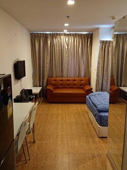 Casa Condo Asoke - Dindaeng ให้เช่าขายชั้น24ทิศตะวันออกเฟอร์ครบ