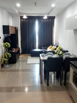 ปล่อยเช่าคอนโด Supalai Wellington (ศุภาลัย เวลลิงตัน โครงการ1) - วิวนอกไม่บล็อกวิว เฟอร์เครื่องใช้ไฟฟ้าครบครั้น - การเดินทาง: ใกล้ MRT ศูนย์วัฒนธรรม