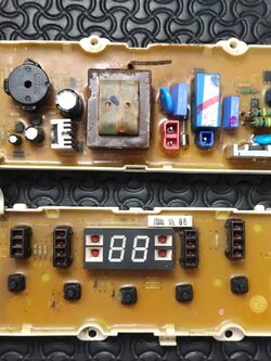 บอร์ดเครื่องซักผ้า LG ( 1033U )อะไหล่แท้ถอด/บอร์ดถอด สภาพบอร์ดอาจแตกต่างกัน 6871EC1033U, EBR6871EC1033J , 6871EC1033N ปุ่มกด 7 ปุ่ม WF-T8510TD,WF-T7521TD,WF-T6512TD และรุ่นอื่น