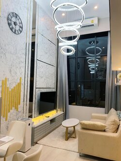 ปล่อยเช่าคอนโด Knightsbridge Prime Sathorn (ไนท์บริดจ์ ไพร์ม สาทร) - Duplex2ชั้น 1ห้องนอน 1ห้องทำงาน 1ห้องน้ำ 1ห้องนั่งเล่น - ใกล้ BTS ช่องนนทรี - ขนาดห้อง 44 ตรม. ชั้น 32